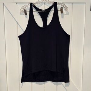 Sleek Navy Blue Racerback Tank Top